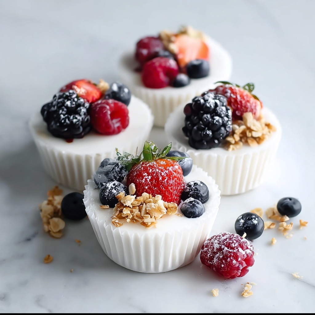 Frozen Yogurt Granola Cups Recipe - Recipe Image