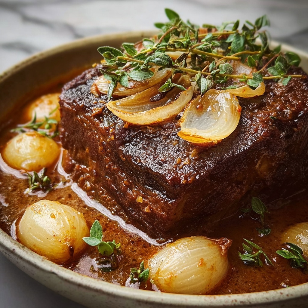 Apple Cider Braised Pork Shoulder Recipe - Recipe Image