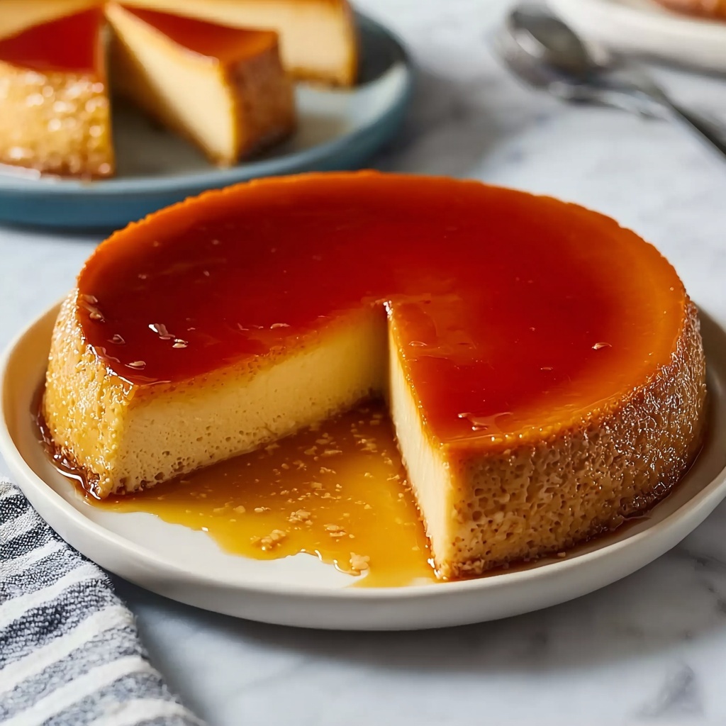 Creamy Caramel Flan Recipe - Recipe Image