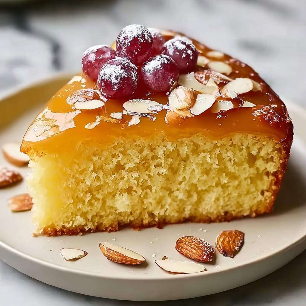 Honey Almond Cake Recipe - Recipe Image