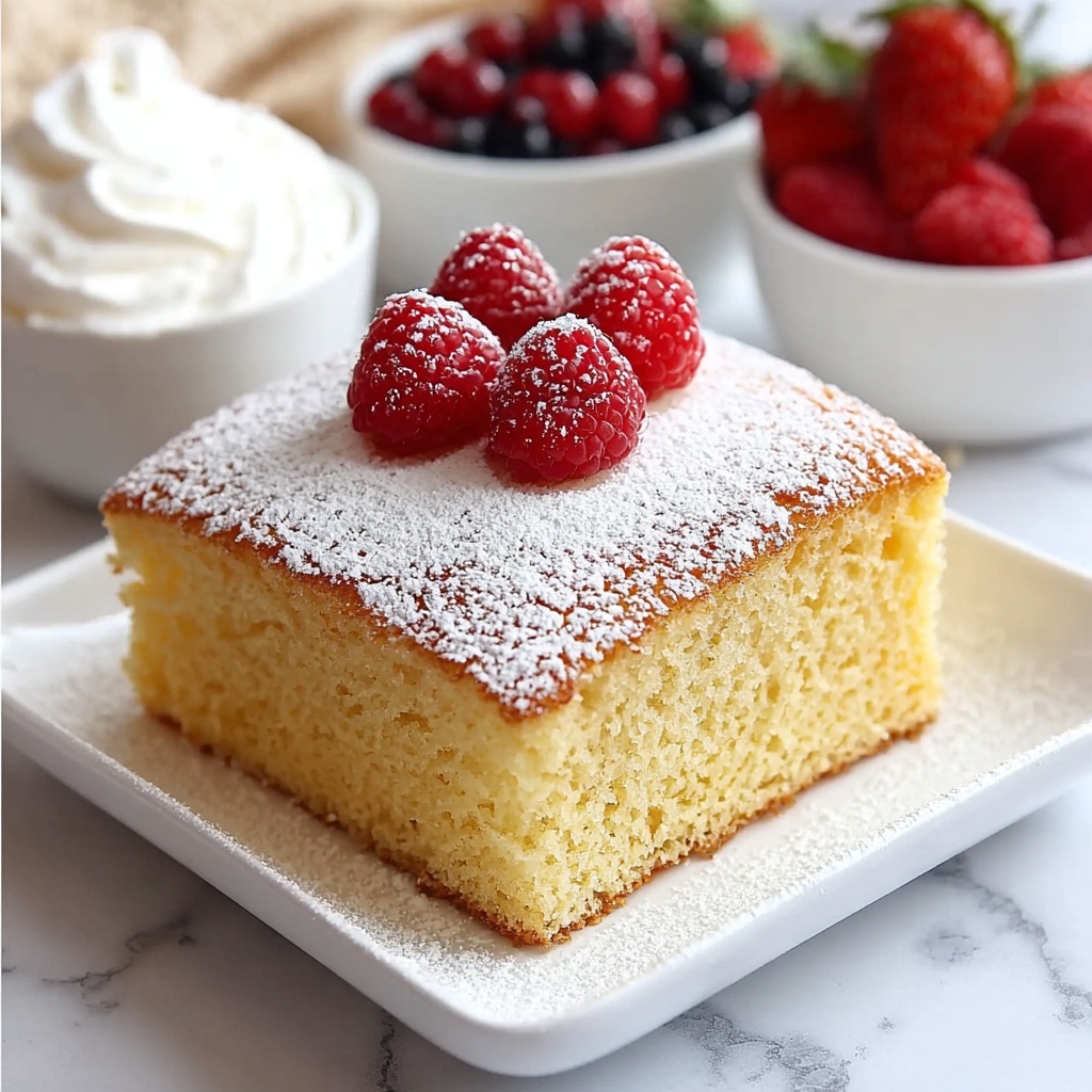 Hot Milk Cake Recipe - Recipe Image