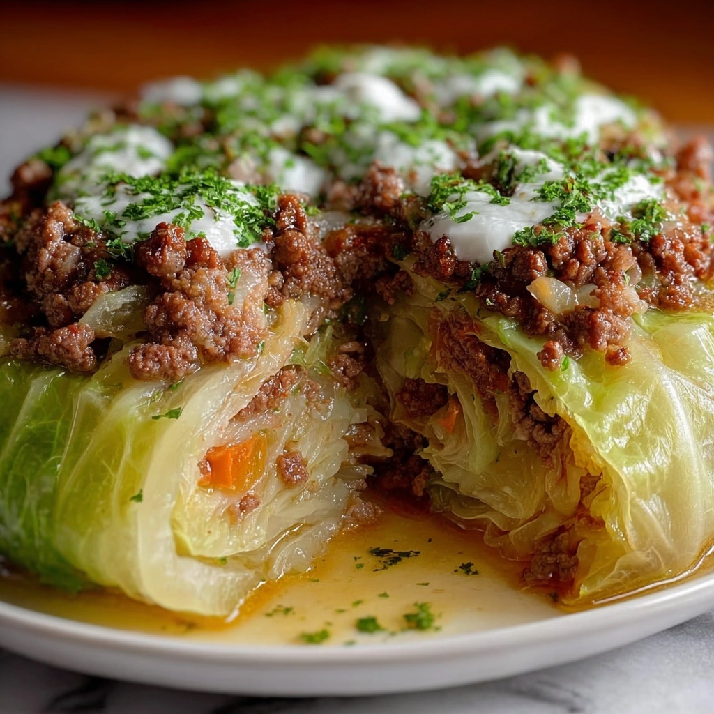 Hearty Cabbage and Ground Beef Skillet Recipe - Recipe Image