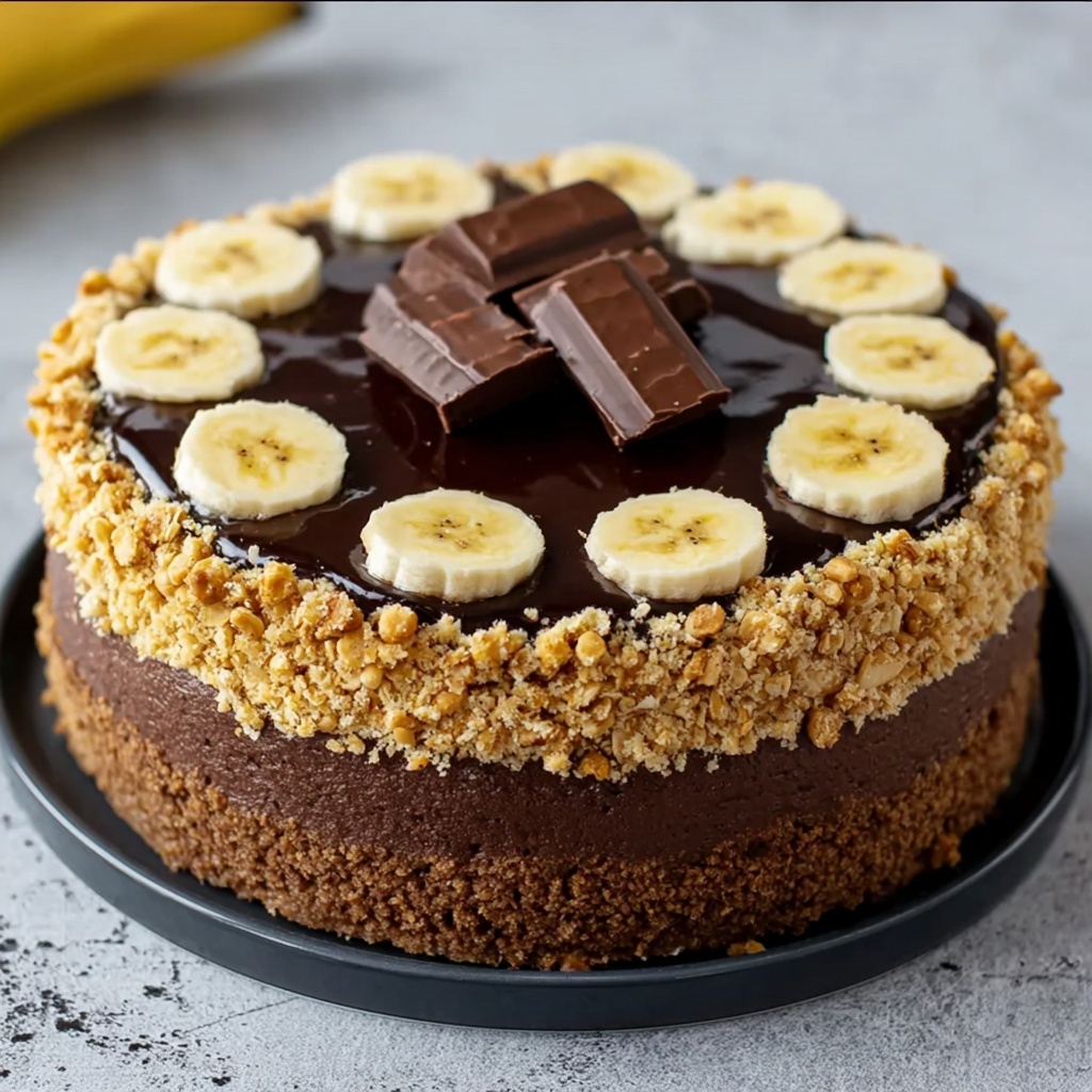 Banana and Chocolate Delight Cake Recipe - Recipe Image
