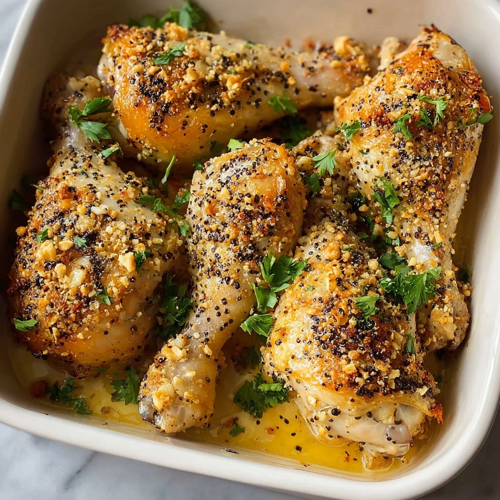 Garlic Parmesan Chicken Legs Recipe - Recipe Image