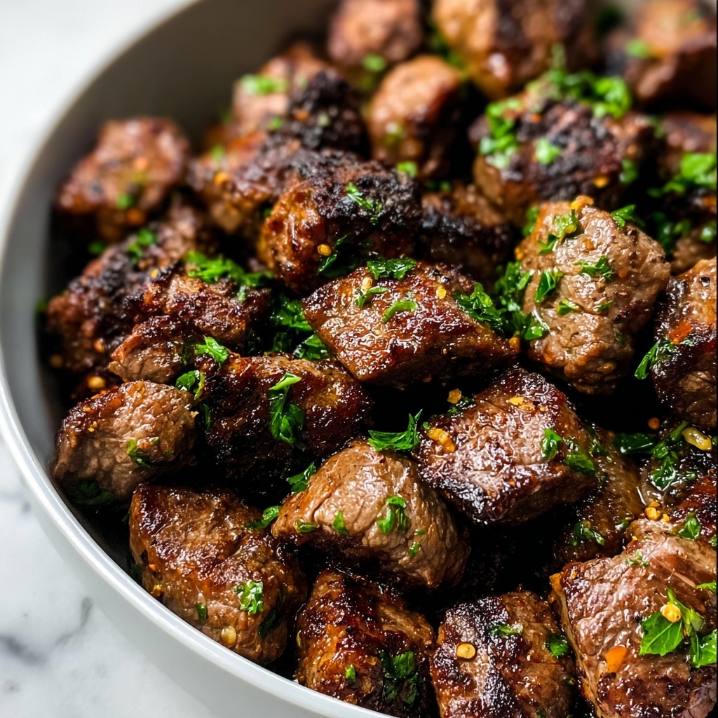 Garlic Butter Steak Bites Recipe - Recipe Image