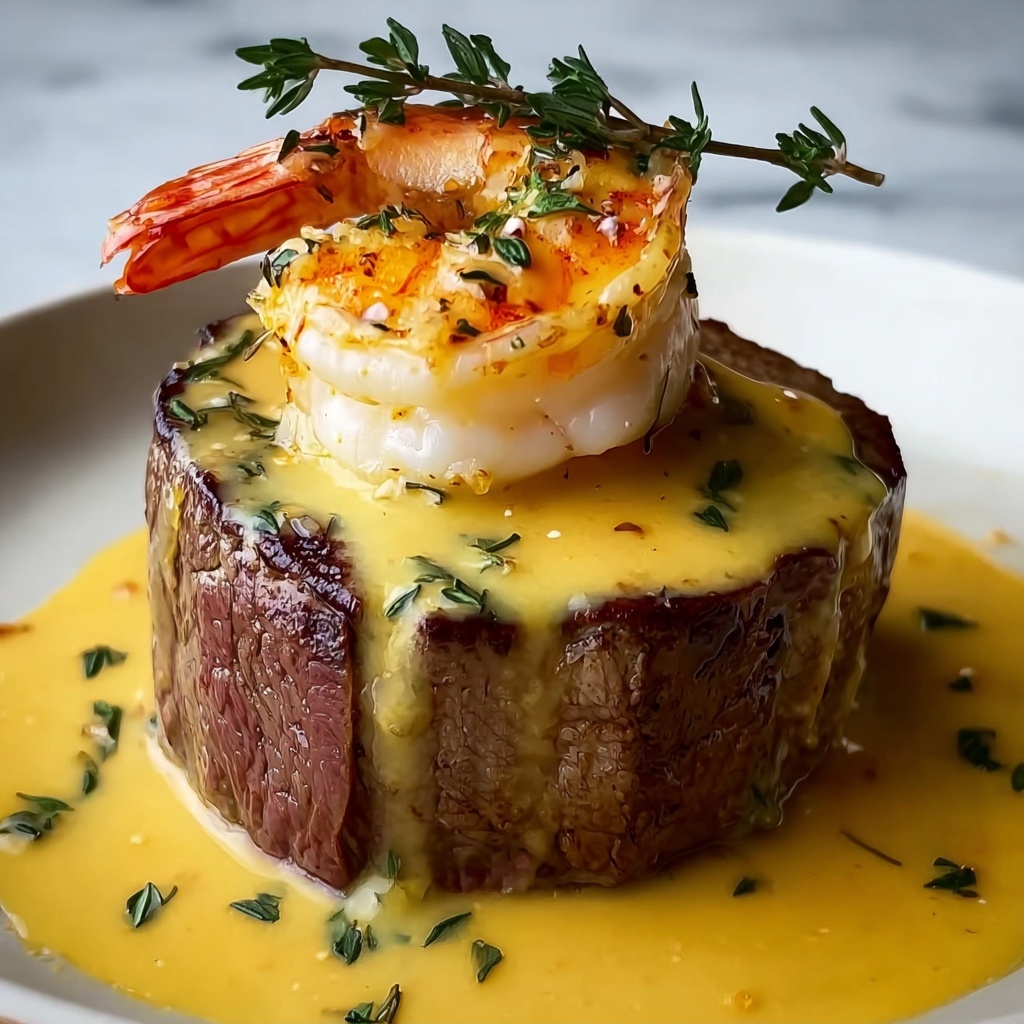 Surf and Turf with Hollandaise Sauce Recipe - Recipe Image