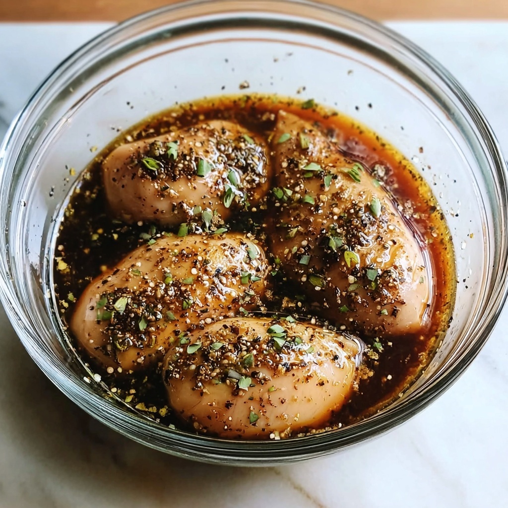 Flavorful Chicken Marinade with Balsamic, Soy, and Herbs Recipe - Recipe Image