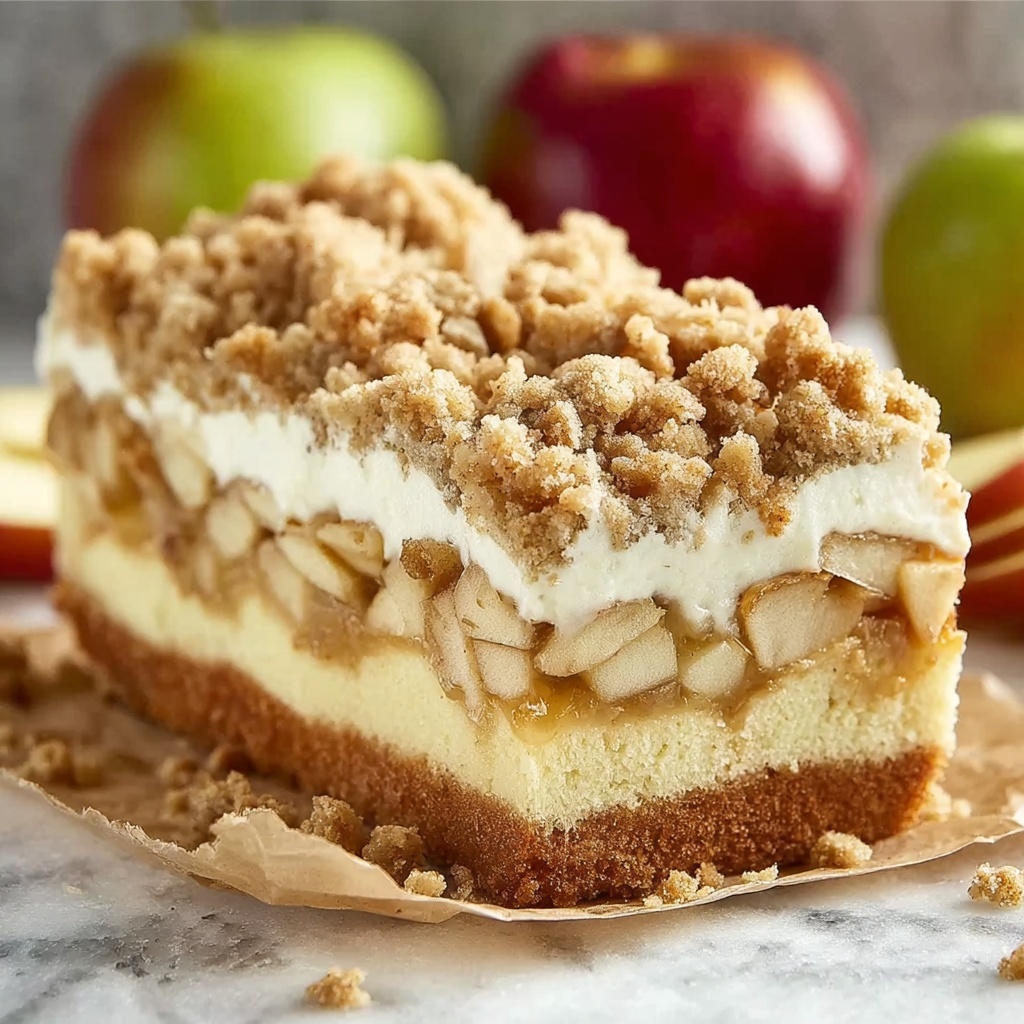 Apple Crisp Cheesecake Bread Recipe - Recipe Image