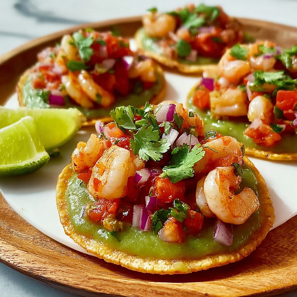 Citrus Shrimp Ceviche Tostadas Recipe - Recipe Image