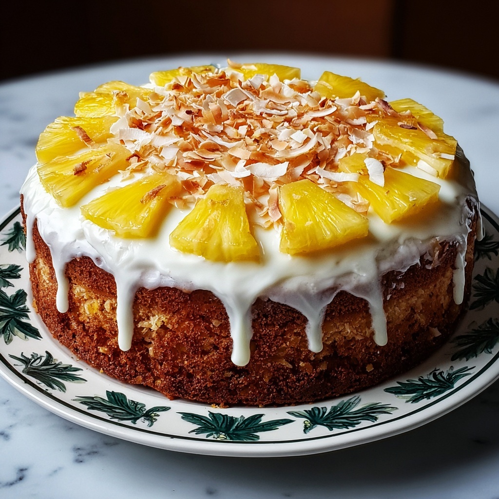 Hawaiian Pineapple Cake Recipe - Recipe Image