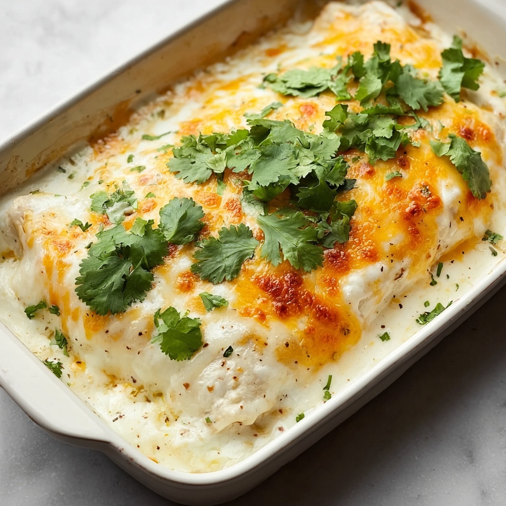 White Chicken Enchiladas Recipe - Recipe Image