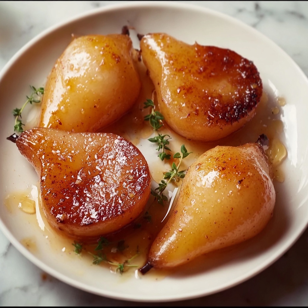 Cinnamon Honey Baked Pears Recipe - Recipe Image