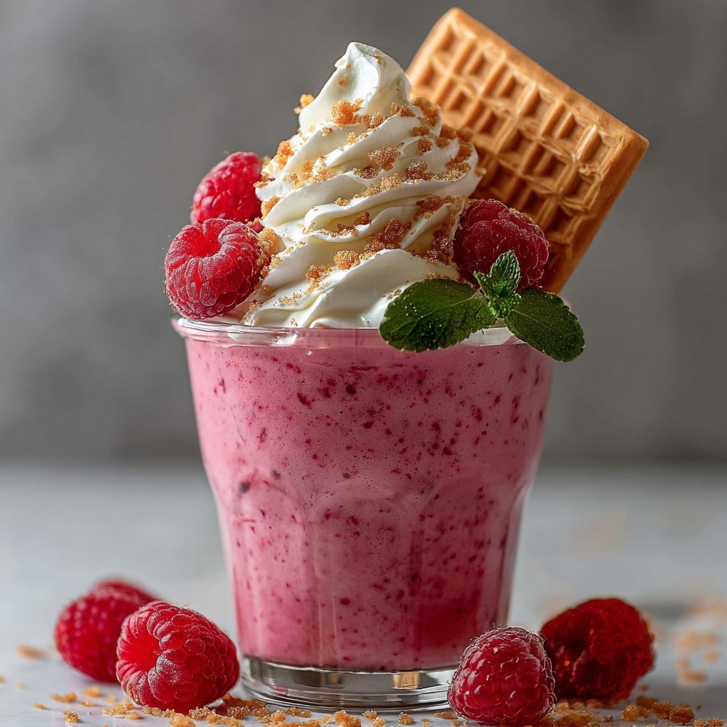 Raspberry Cheesecake Protein Shake: The Ultimate Muscle-Building Smoothie Recipe - Recipe Image