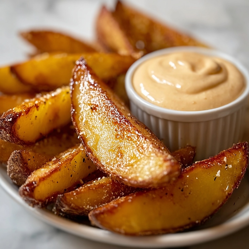 Air Fried Cinnamon Apple Wedges with Caramel Whipped Cream Dipping Sauce Recipe - Recipe Image