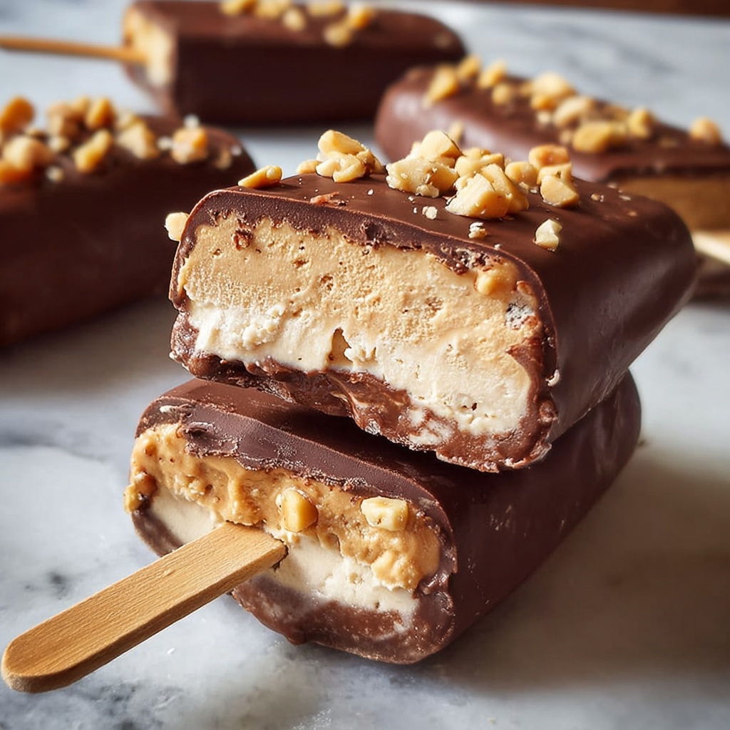 Frozen Peanut Butter Yogurt Bars Recipe - Recipe Image