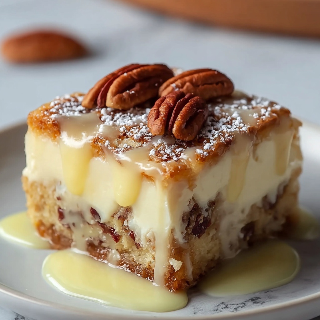 Pecan Pie Bread Pudding Recipe - Recipe Image