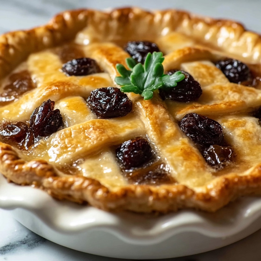 Old-Fashioned Raisin Pie Recipe - Recipe Image