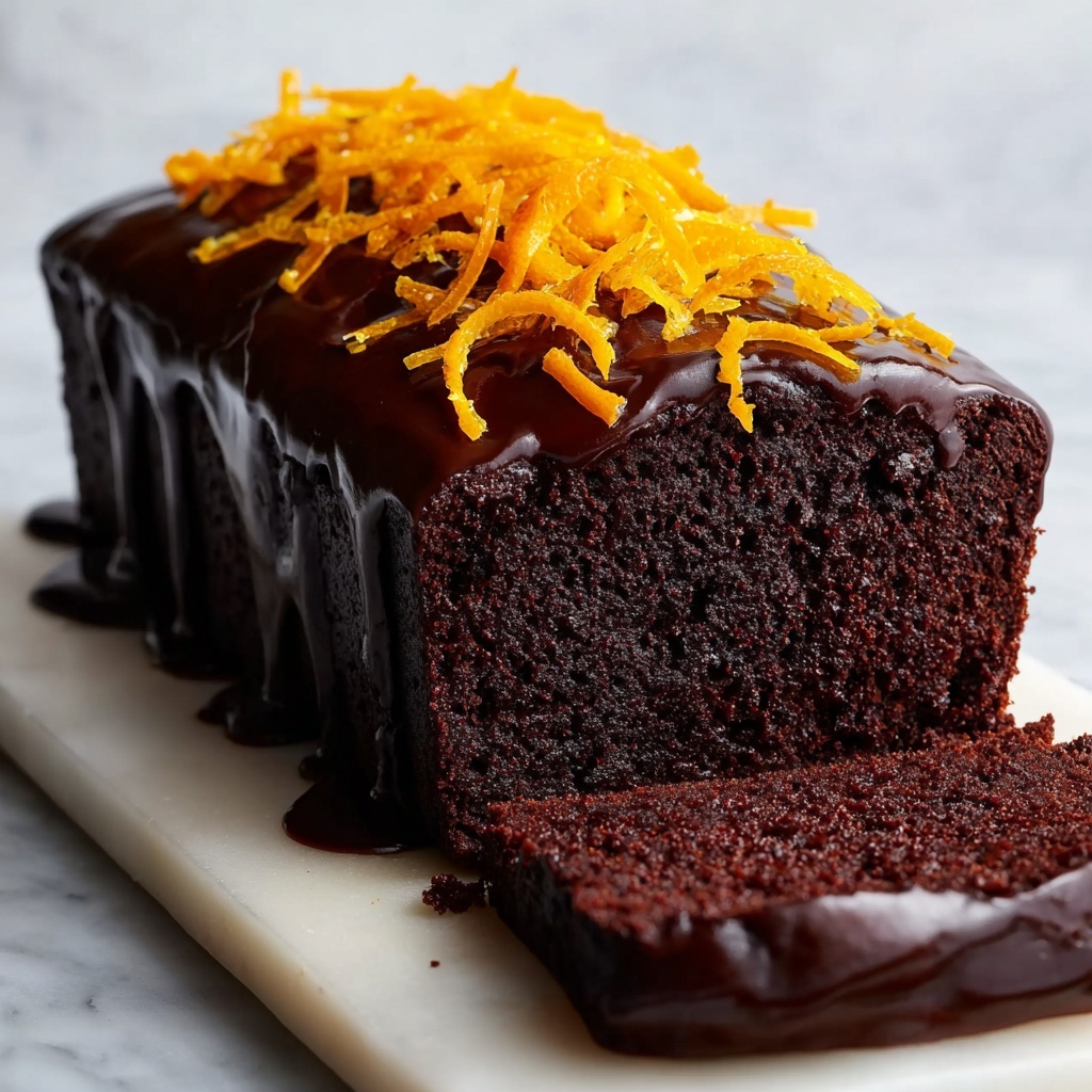 Chocolate Orange Loaf Cake with Rich Ganache Recipe - Recipe Image