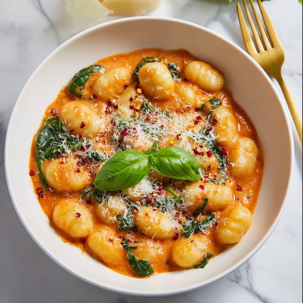 One-Pan Creamy Sausage Gnocchi Recipe - Recipe Image