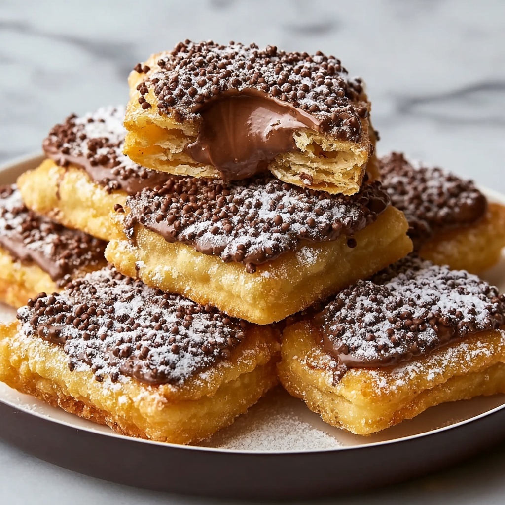 Air Fryer Nutella Stuffed Beignets Recipe - Recipe Image