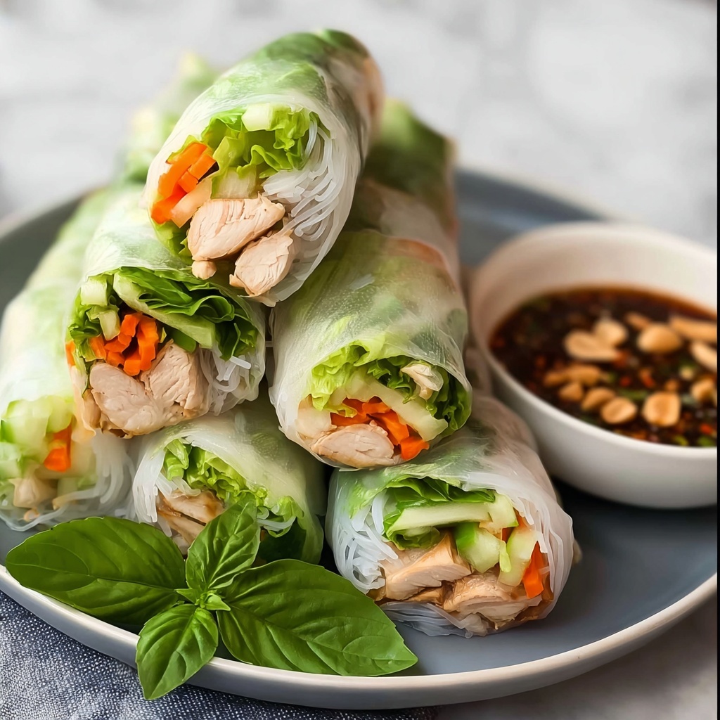 Chicken Spring Rolls Recipe - Recipe Image