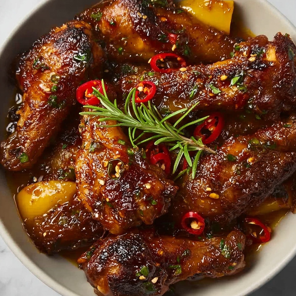 Oven-Roasted Turkey Wings with Seasoned Onions Recipe - Recipe Image