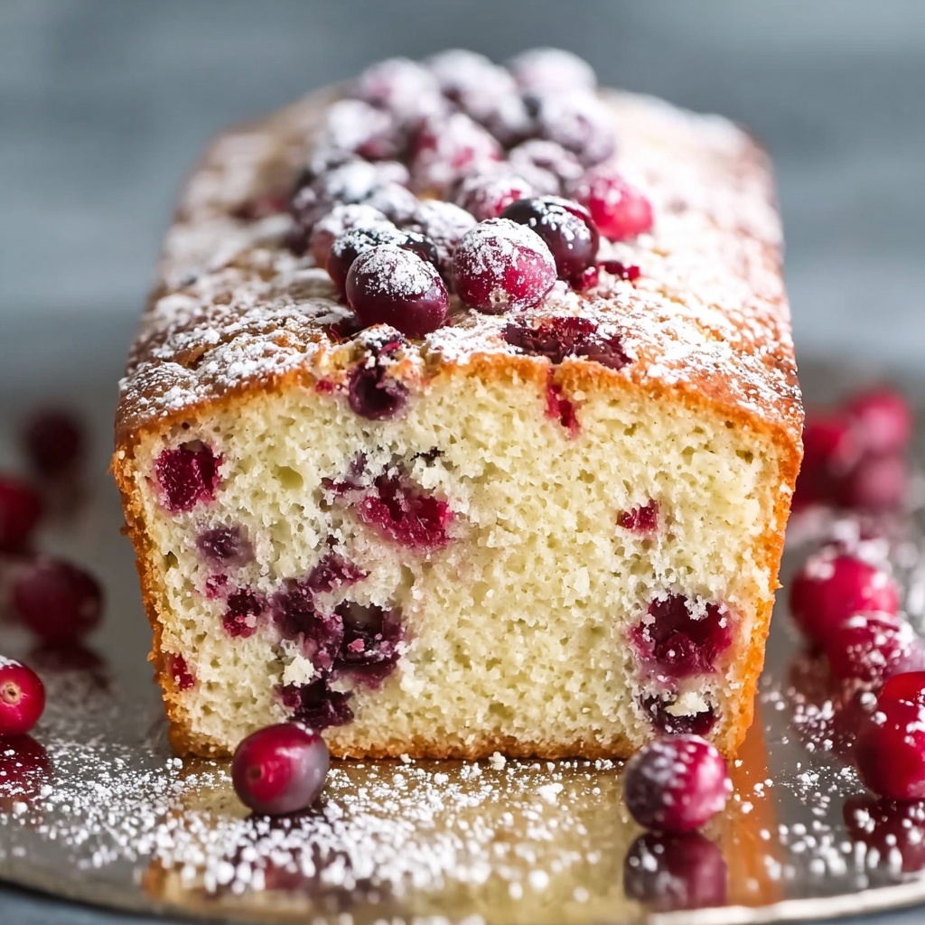Christmas Cranberry Pound Cake Recipe - Recipe Image