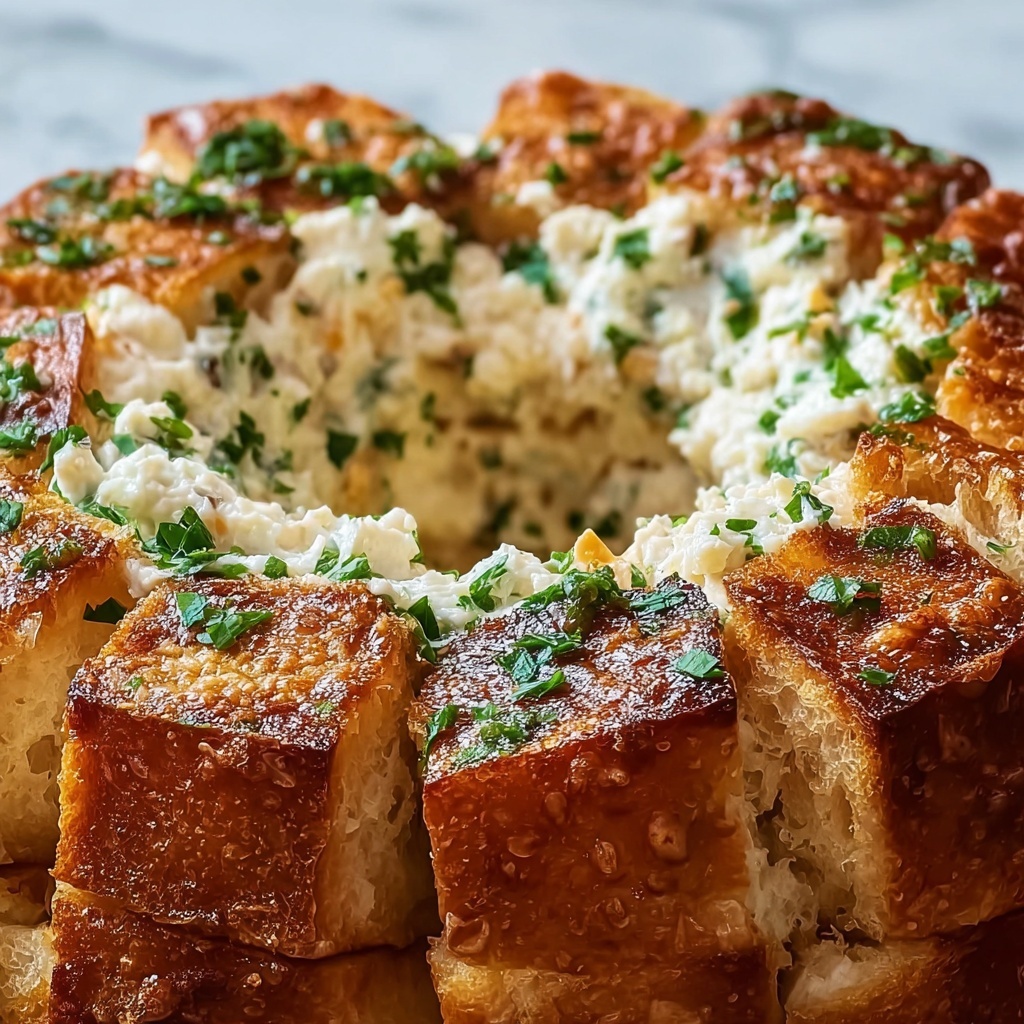 Chicken Alfredo Monkey Bread Recipe - Recipe Image
