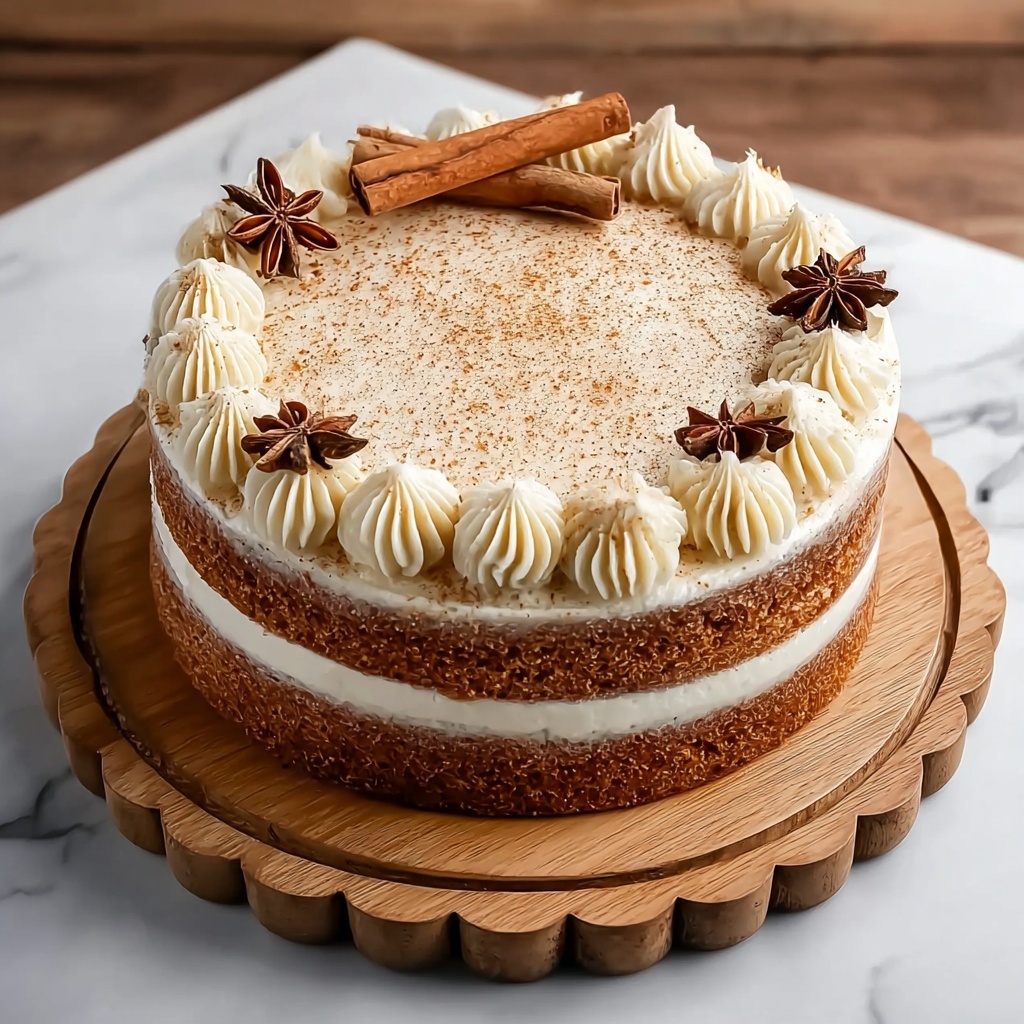 Spiced Brown Sugar Chai Layer Cake Recipe - Recipe Image