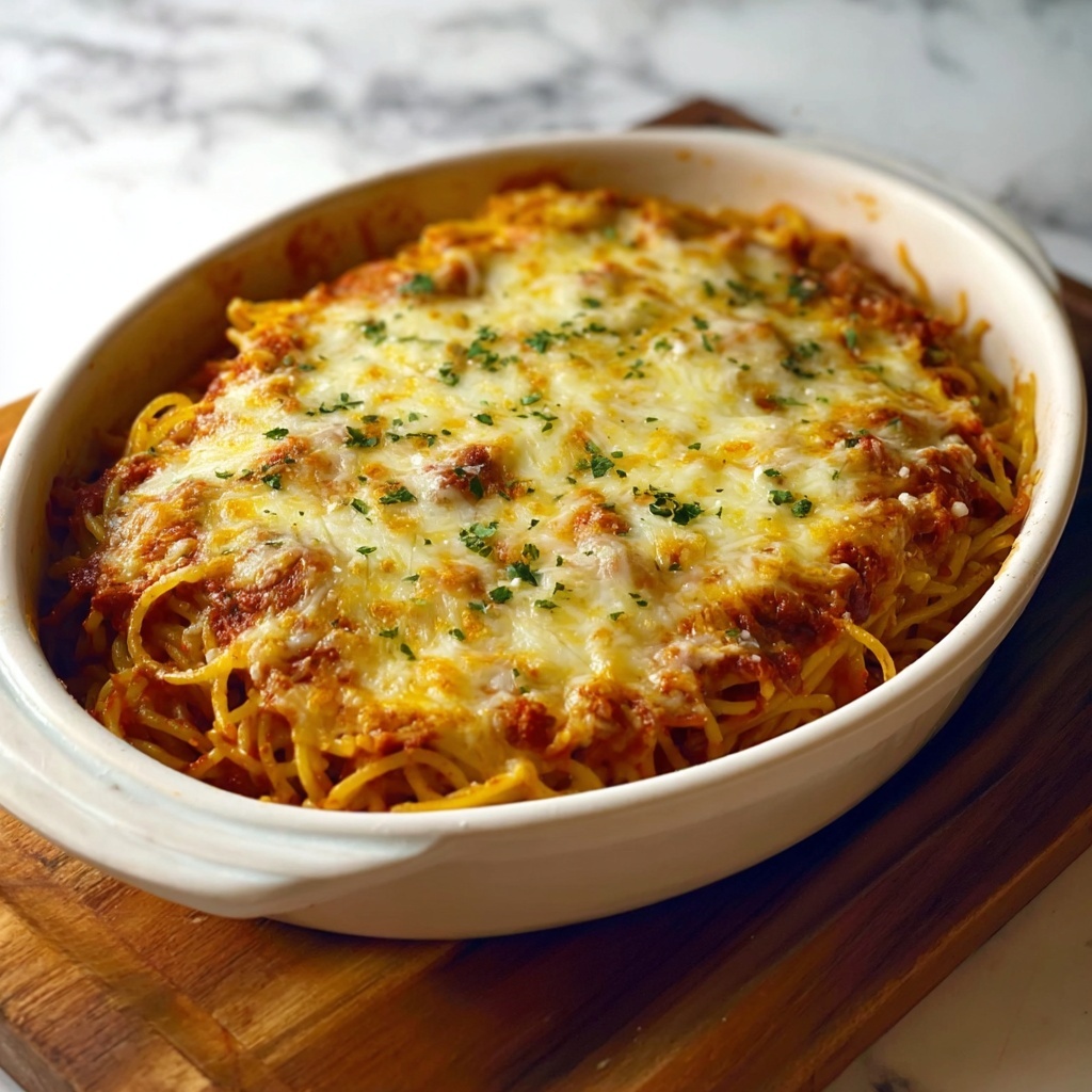 Baked Spaghetti Recipe - Recipe Image