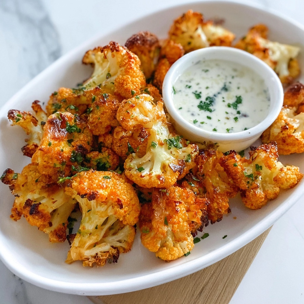 Air Fryer Cauliflower Wings Recipe - Recipe Image