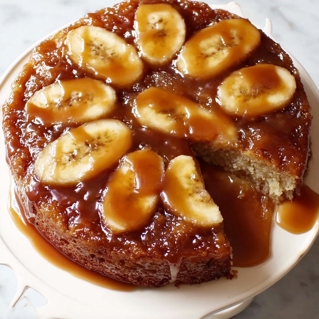 Banana Upside Down Cake Recipe - Recipe Image