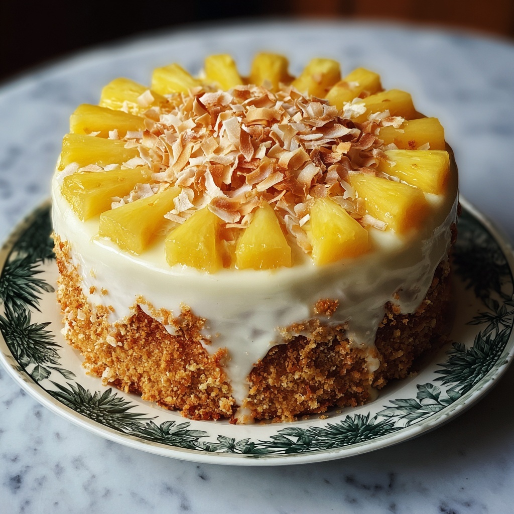 Hawaiian Pineapple Cake Recipe - Recipe Image