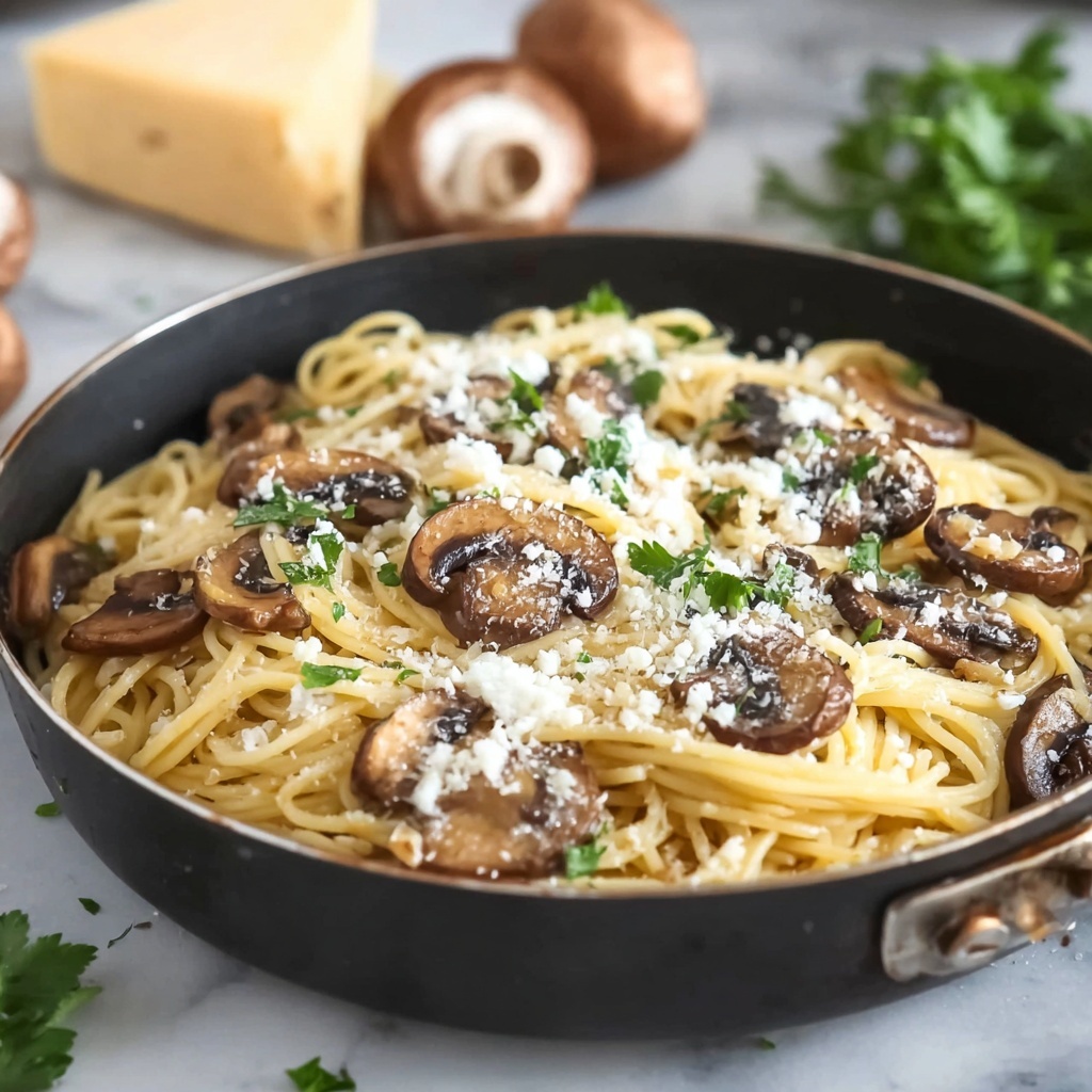 Mushroom Gruyère Pasta Recipe - Recipe Image
