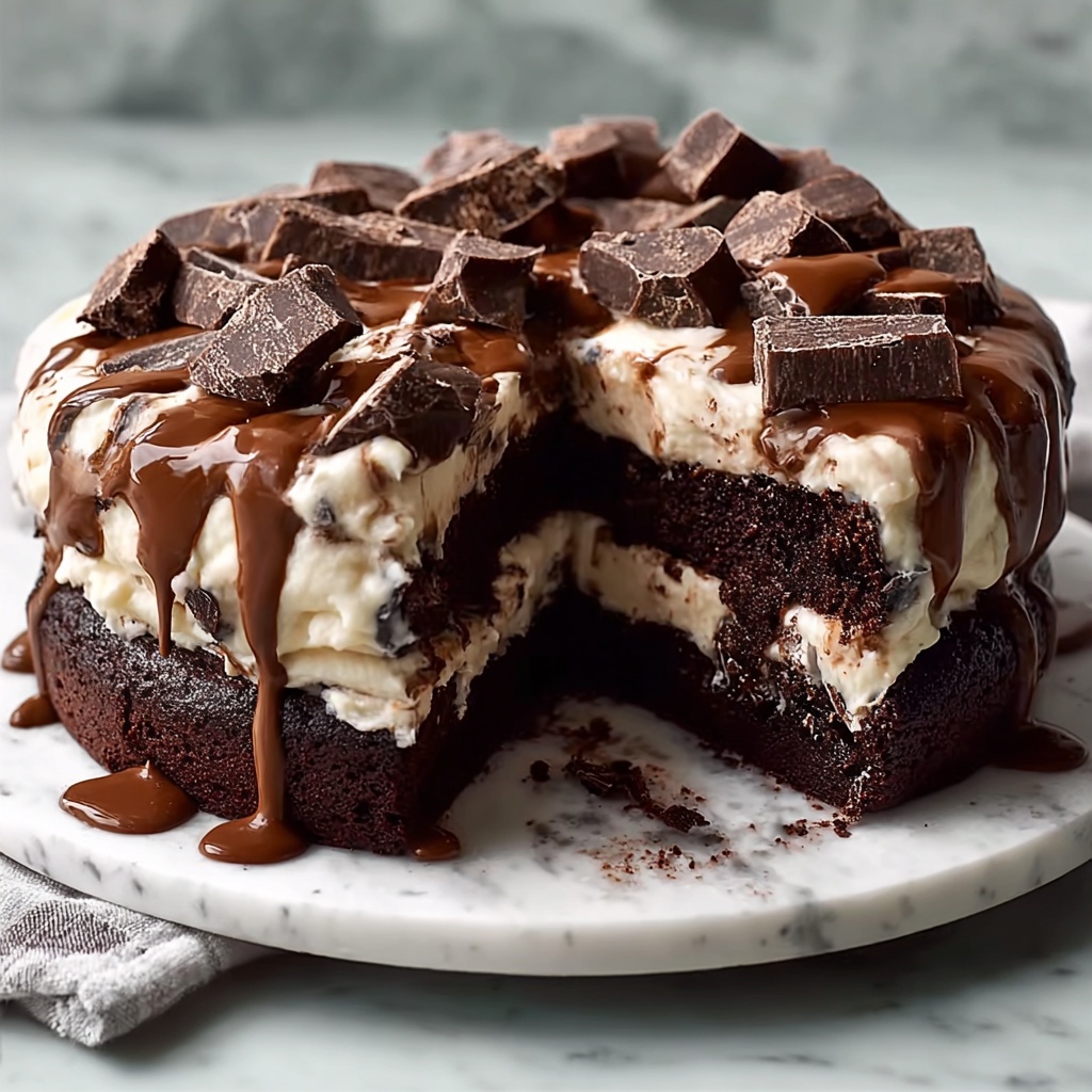 Brownie Ice Cream Cake Recipe - Recipe Image
