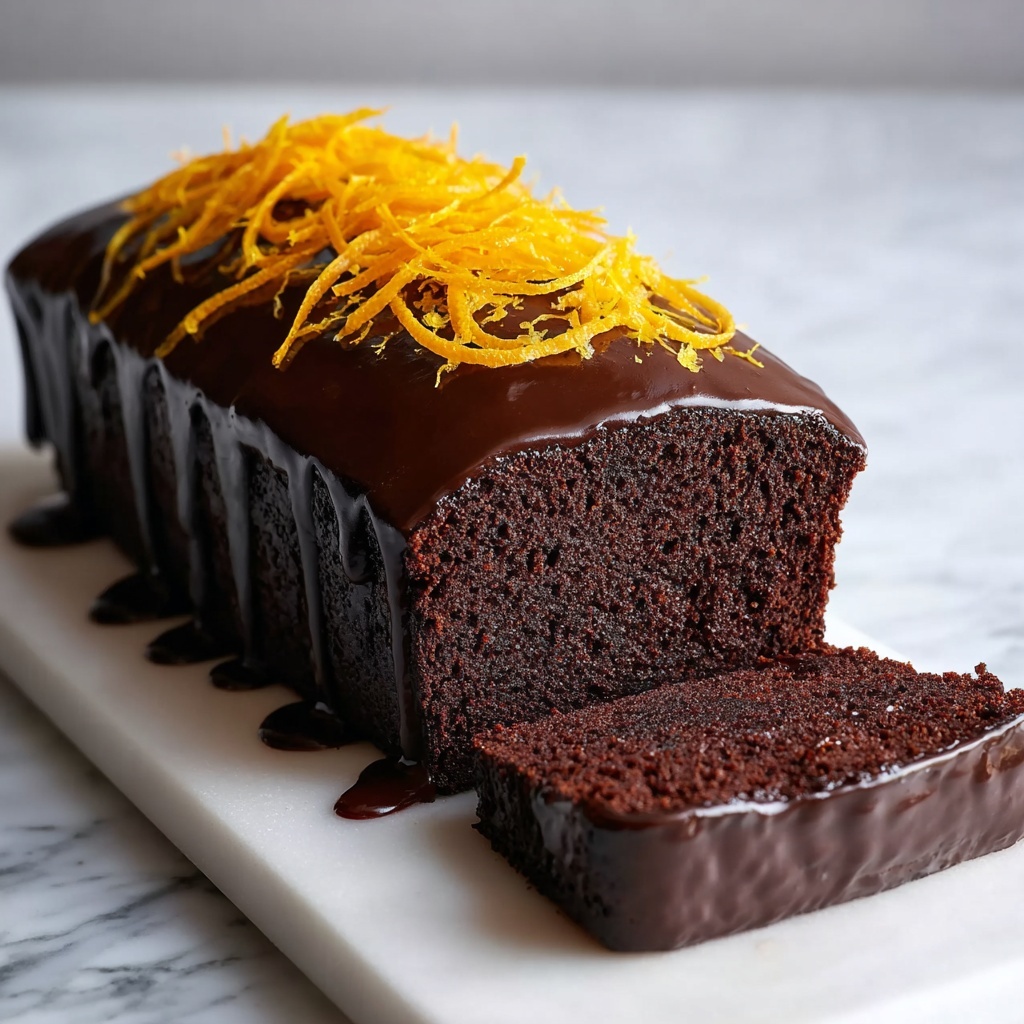 Chocolate Orange Loaf Cake with Rich Ganache Recipe - Recipe Image