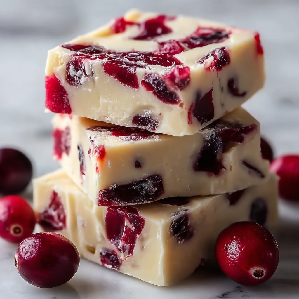 Cranberry Orange Fudge Recipe - Recipe Image
