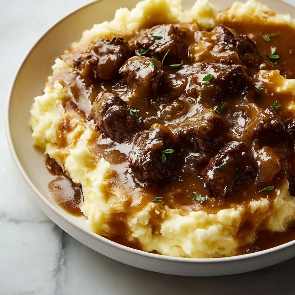 Beef Gravy Potatoes Recipe - Recipe Image