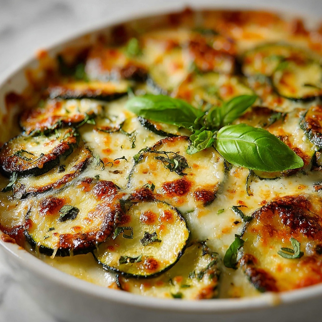Baked Zucchini Cheese Recipe - Recipe Image