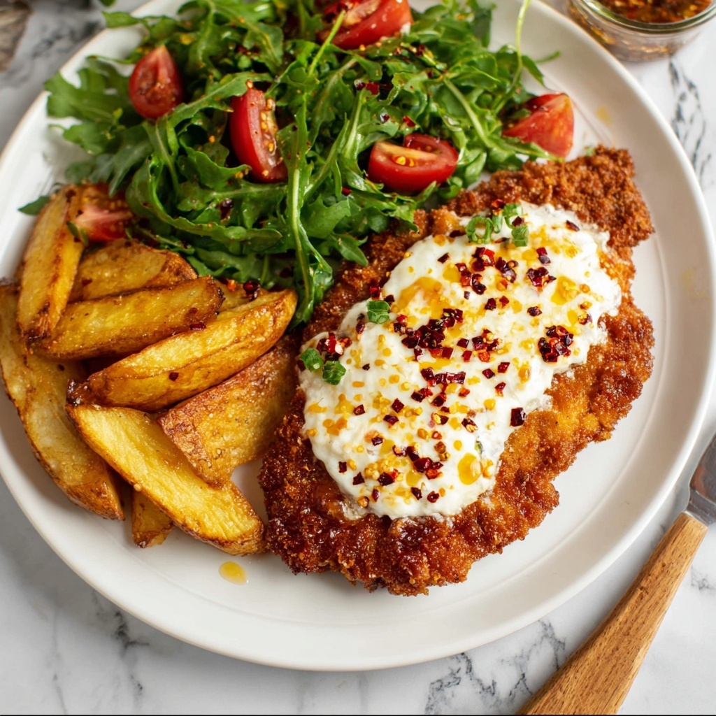 Crispy Hot Honey Feta Chicken Recipe - Recipe Image