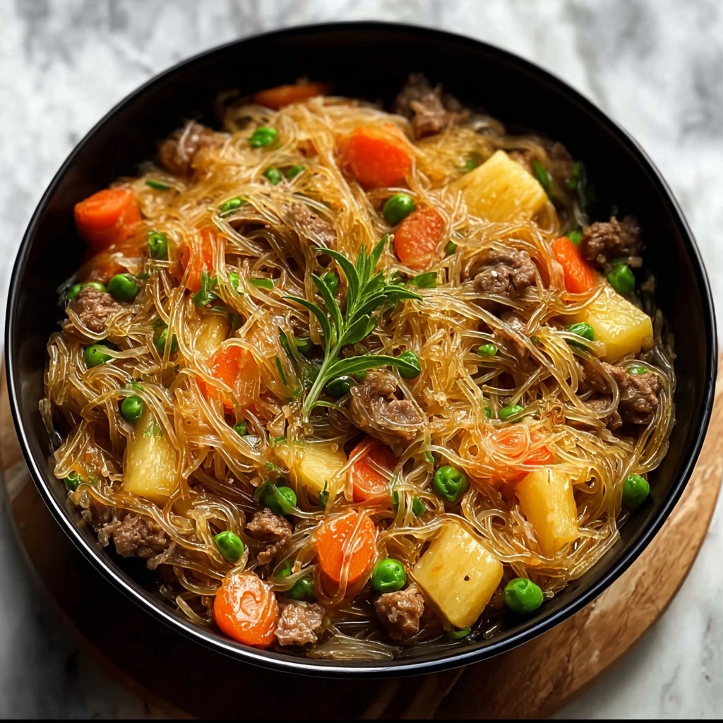 Filipino Pancit With Beef Recipe - Recipe Image