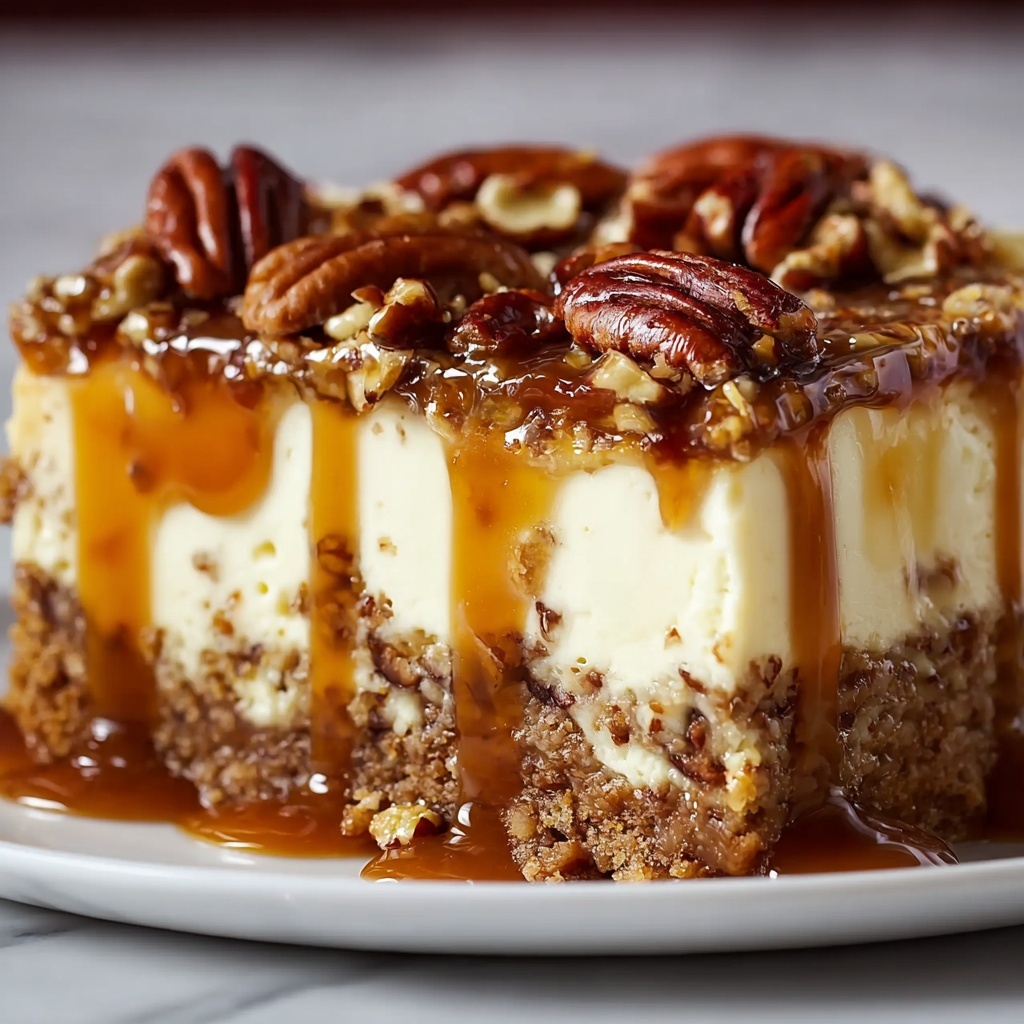 Butter Pecan Praline Poke Cake Recipe - Recipe Image