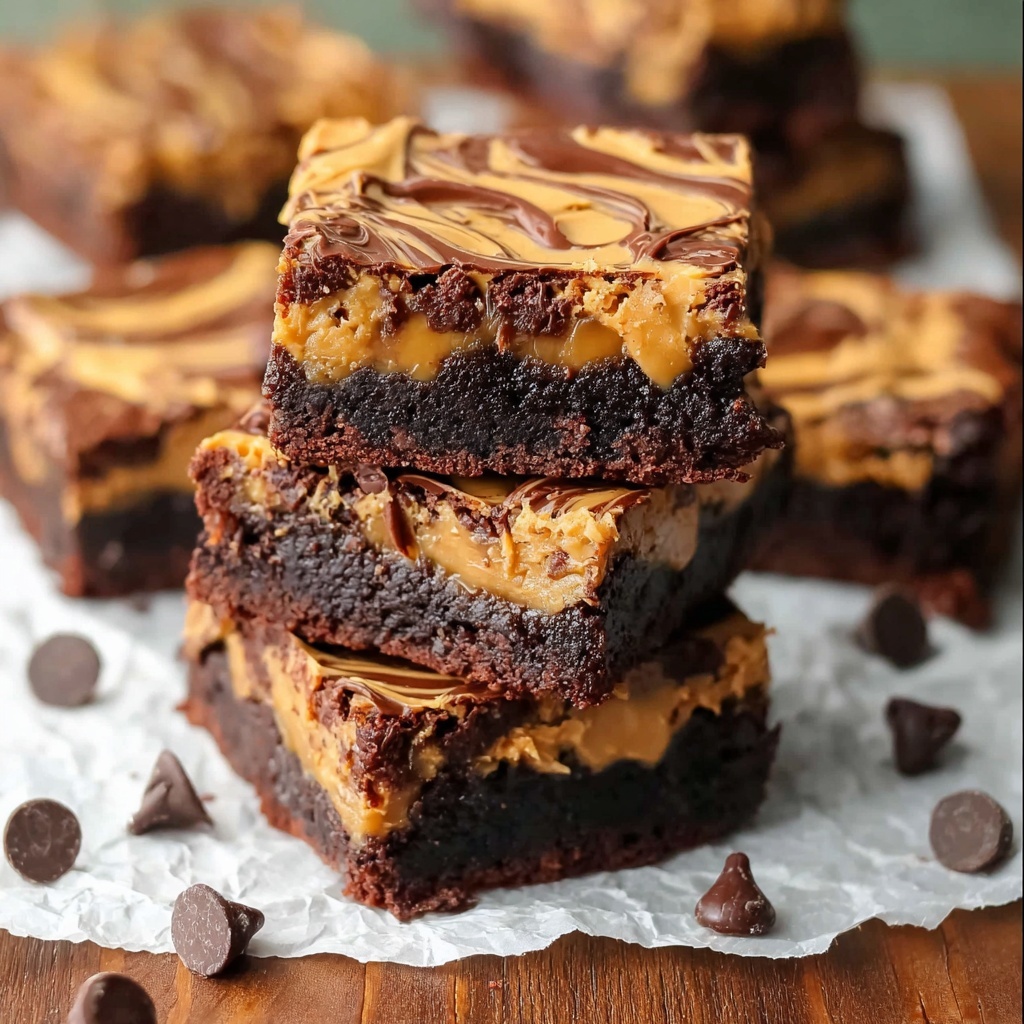 Peanut Butter Brownies with a Healthy Twist Recipe - Recipe Image