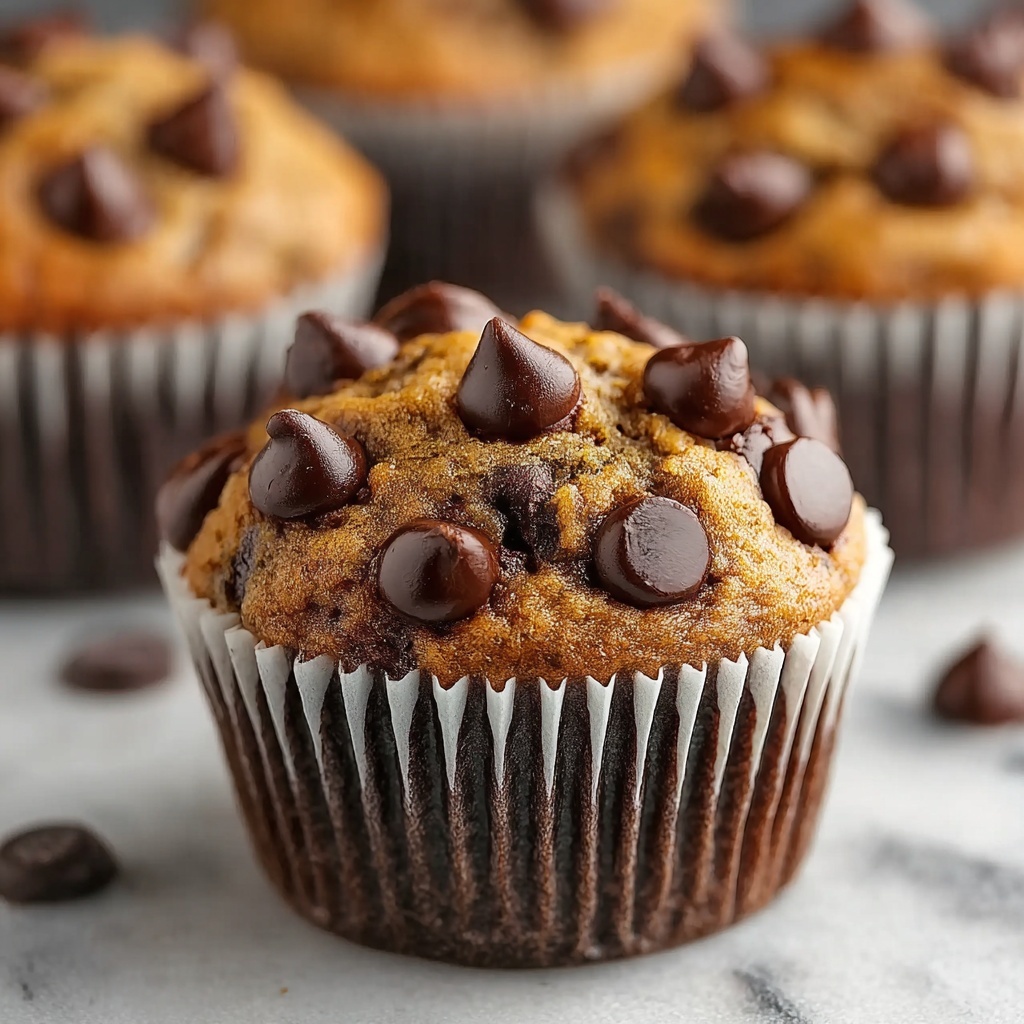 Chocolate Chip and Banana Muffins Recipe - Recipe Image