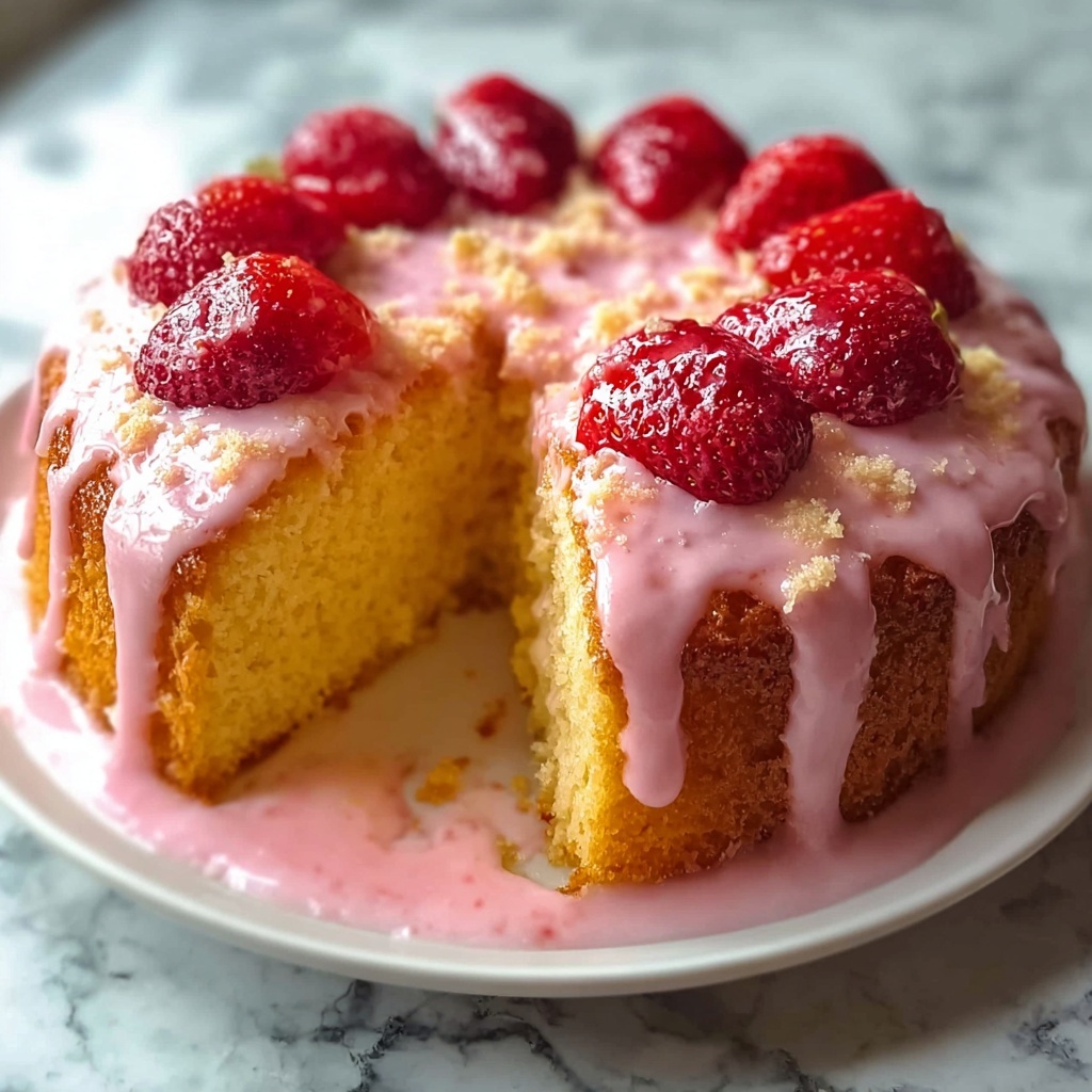 Strawberry Cheesecake Bundt Cake Recipe - Recipe Image