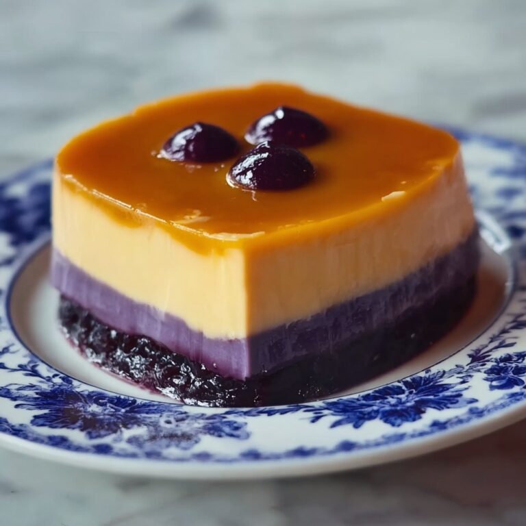 Ube Biko Leche Flan Recipe