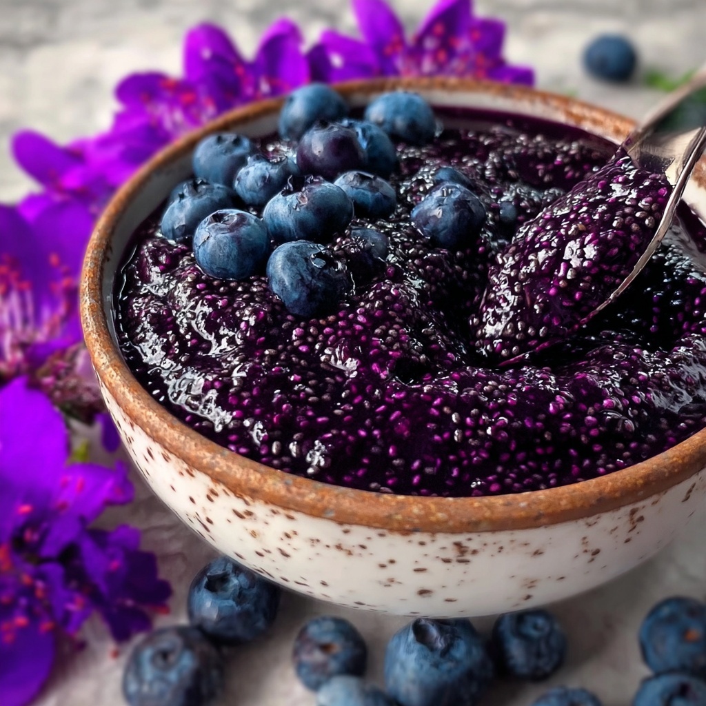 Homemade Blueberry Chia Seed Jam Recipe - Recipe Image