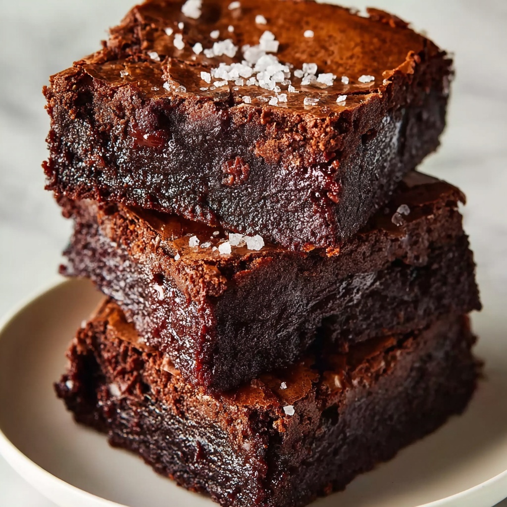 Fudgy Black Bean Brownies (No Flour!) Recipe - Recipe Image