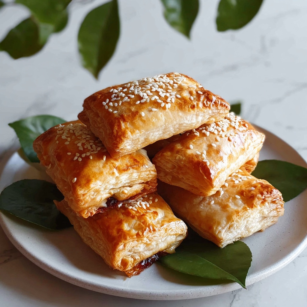 Cranberry Cheddar Chicken Sausage Rolls Recipe - Recipe Image