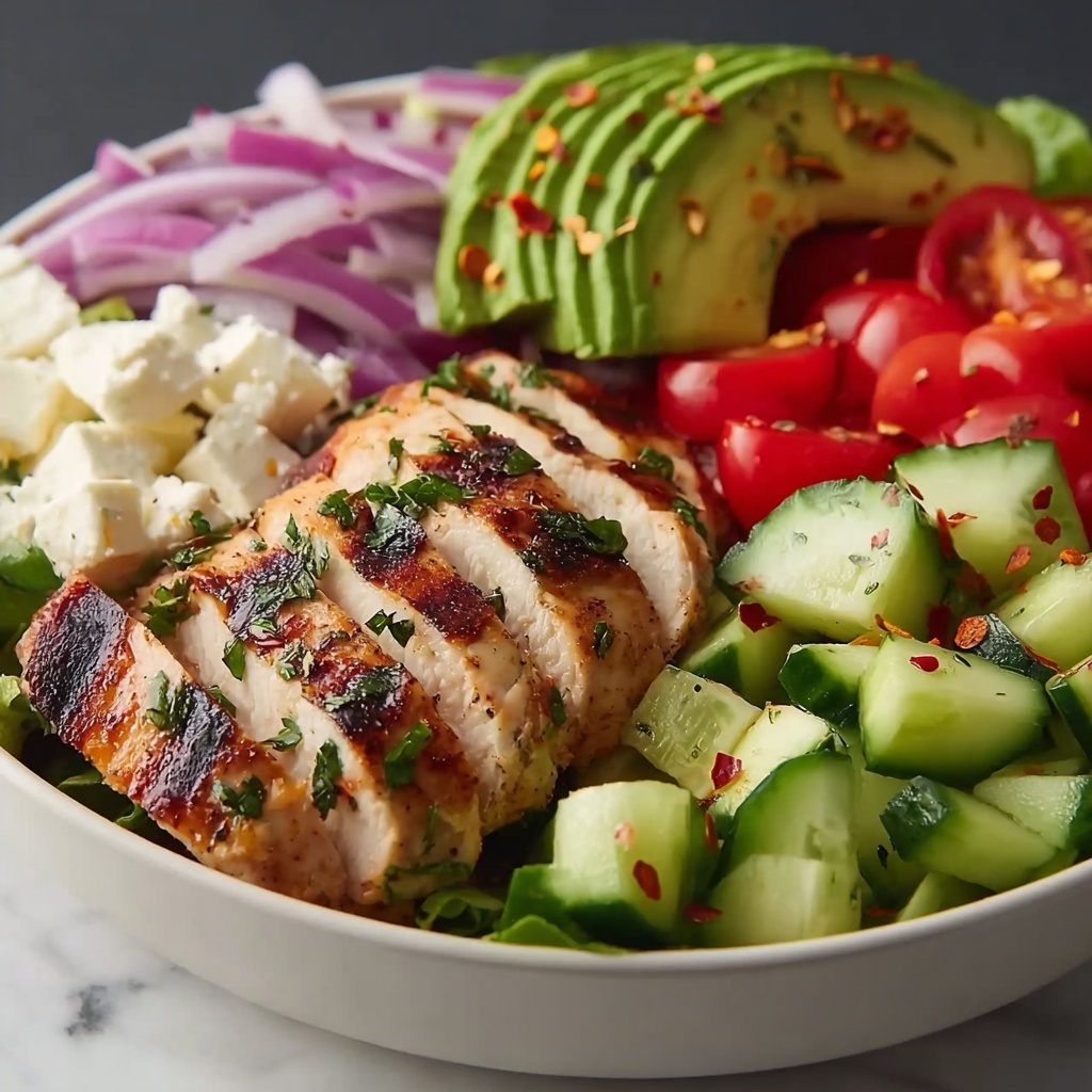 Greek Avocado Chicken Salad Recipe - Recipe Image